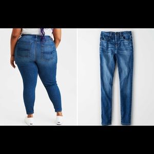 American eagle jeans jegging curvy high waisted